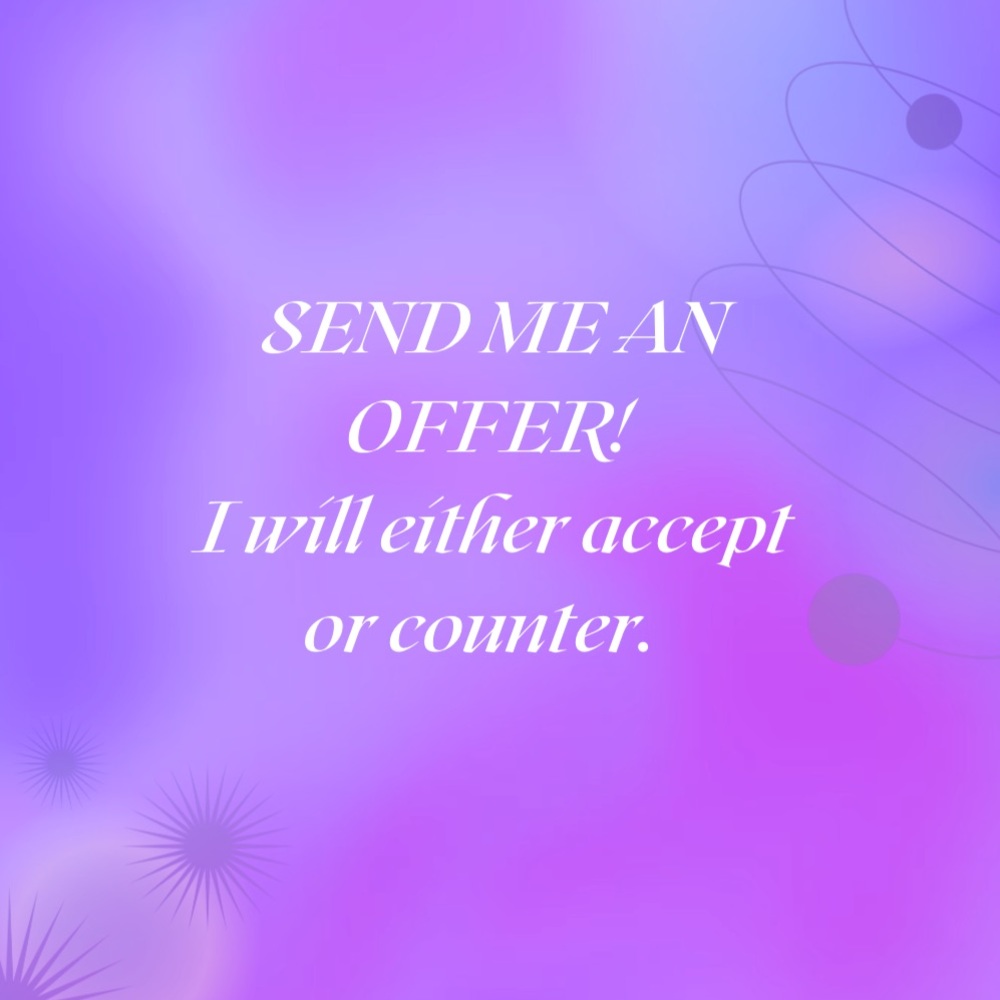 Accepting offers! :)